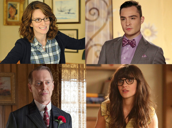 Tina Fey, 30 Rock Steve Buschemi, Boardwalk Empire Zooey Deschanel, New Girl Ed Westwick, Gossip Girl Tina Fey, 30 Rock Steve Buschemi, Boardwalk Empire Zooey Deschanel, New Girl Ed Westwick, Gossip Girl